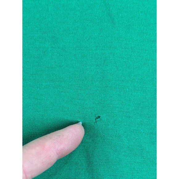 Vtg Country Cottons By Cross Creek Green Polo Shirt 100% Cotton Made In USA XL - Picture 7 of 10